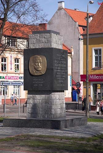 WW060052 Kętrzyn pomnik Wojciecha Kętrzynskiego europa polska warmińsko-mazurskie fot. Wojciech Wójcik